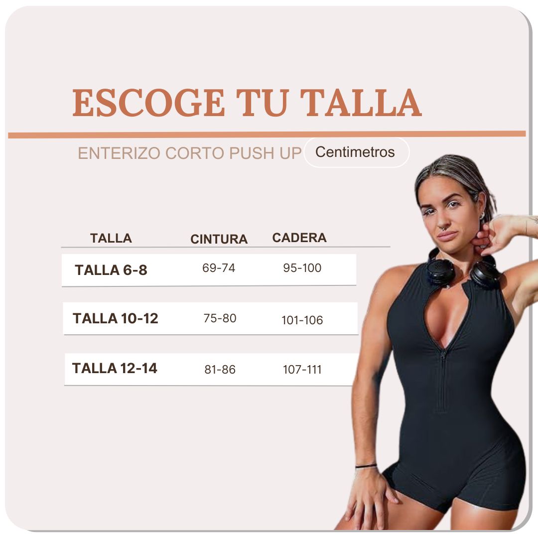 ENTERIZO PUSH UP CORTO + ENVIO GRATIS