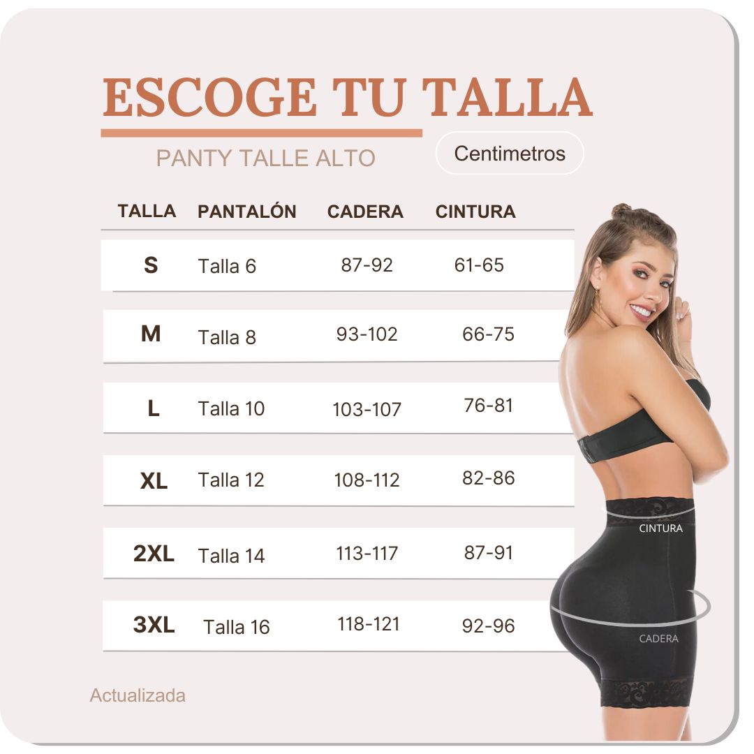 PANTY MOLDEADOR TALLE ALTO INVISIBLE + ENVÍO GRATIS