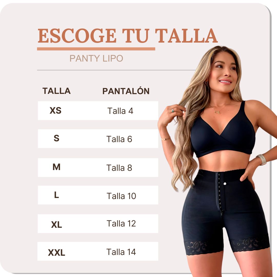PANTY LIPO RELOJ DE ARENA ®+ ENVÍO GRATIS